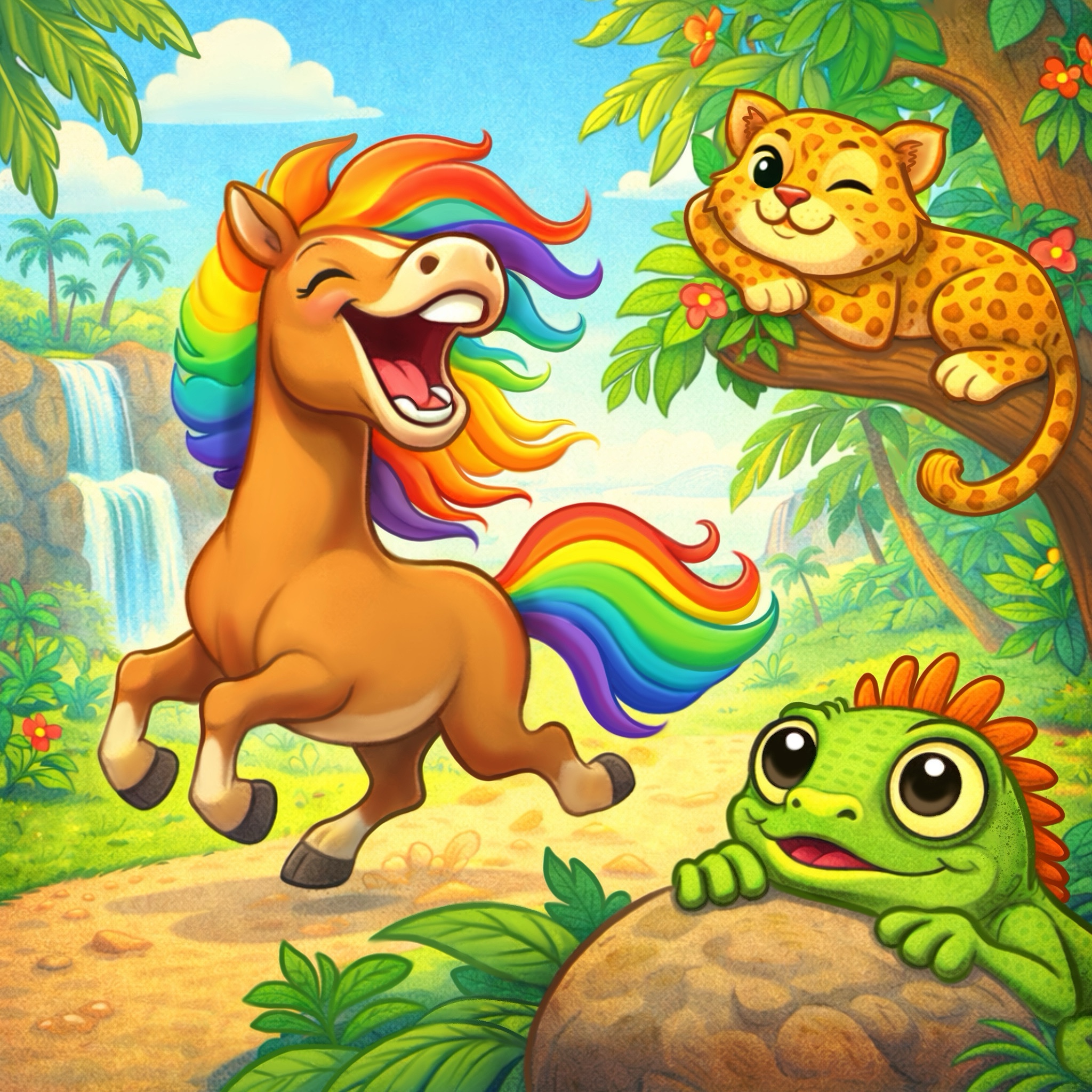 Bright and playful children's cover example