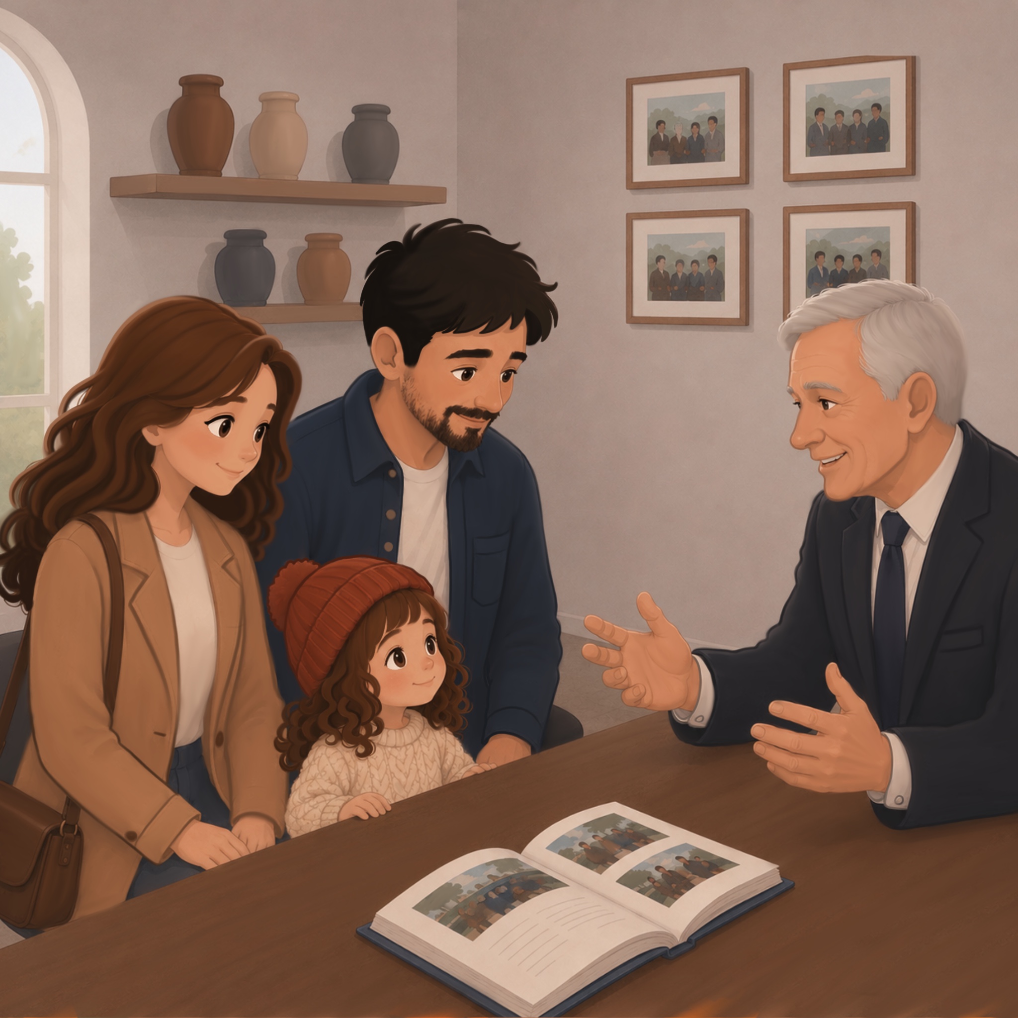Whimsical full-page children's book illustration